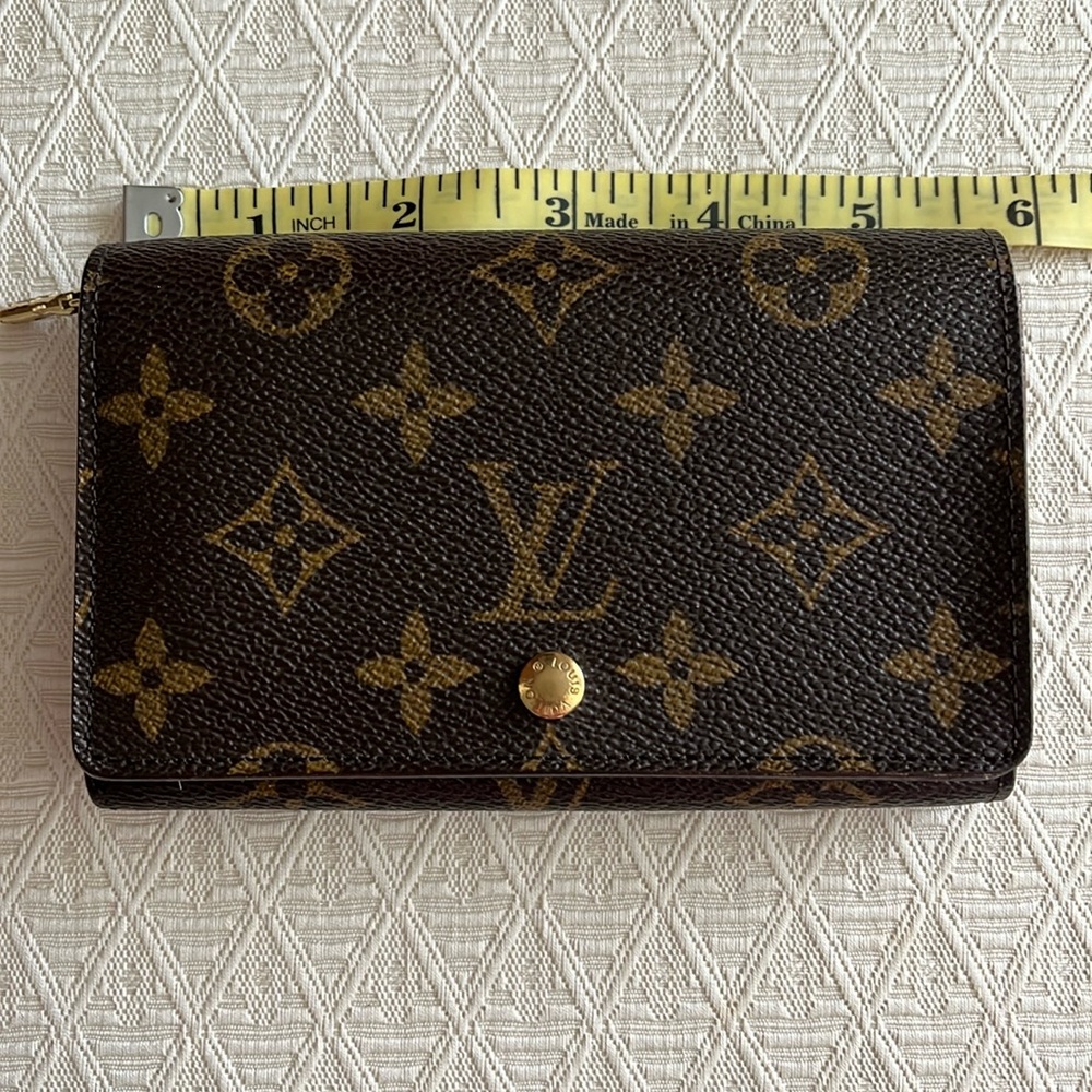 Louis Vuitton Monogram Porte Monnaie Billets Tresor Wallet EUC - Picture 14 of 17